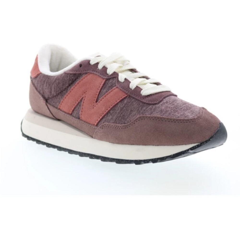 New Balance 237 Maroon and White Sneakers